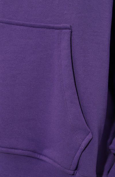 Хлопковое худи HINNOMINATE фиолетового цвета по цене 16050 руб., арт. HDS3/HNW577, фото 5 Хлопковое худи HINNOMINATE, арт. HDS3/HNW577, фото 5