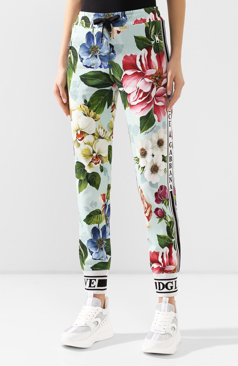 Джоггеры из вискозы DOLCE & GABBANA, арт. FTA1DT/FSRMJ, фото 3