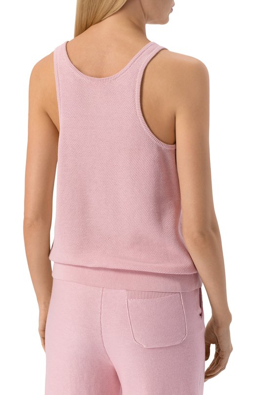 Топ из шелка и хлопка MVST WS61-606MU Розовый  WS61-606MU Фото 4