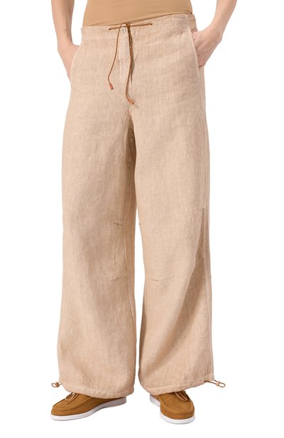 Льняные брюки 120% LINO, арт. 32ALIW29PP/0000476, фото 3