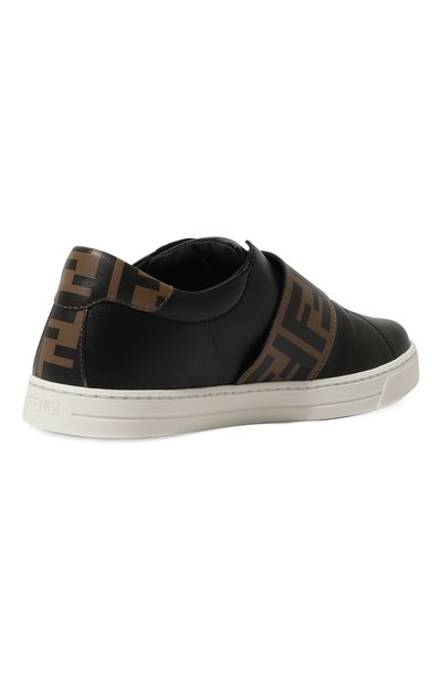 Кожаные кеды FENDI, арт. JMR325/A7N4/32-39, фото 3