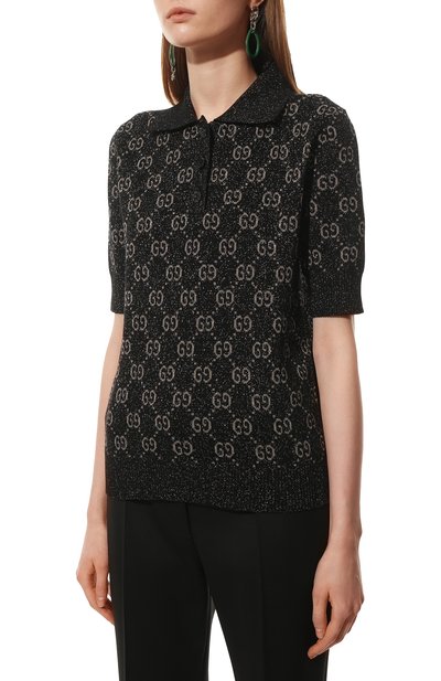 Хлопковое поло GUCCI, арт. 678435/XKB54, фото 3