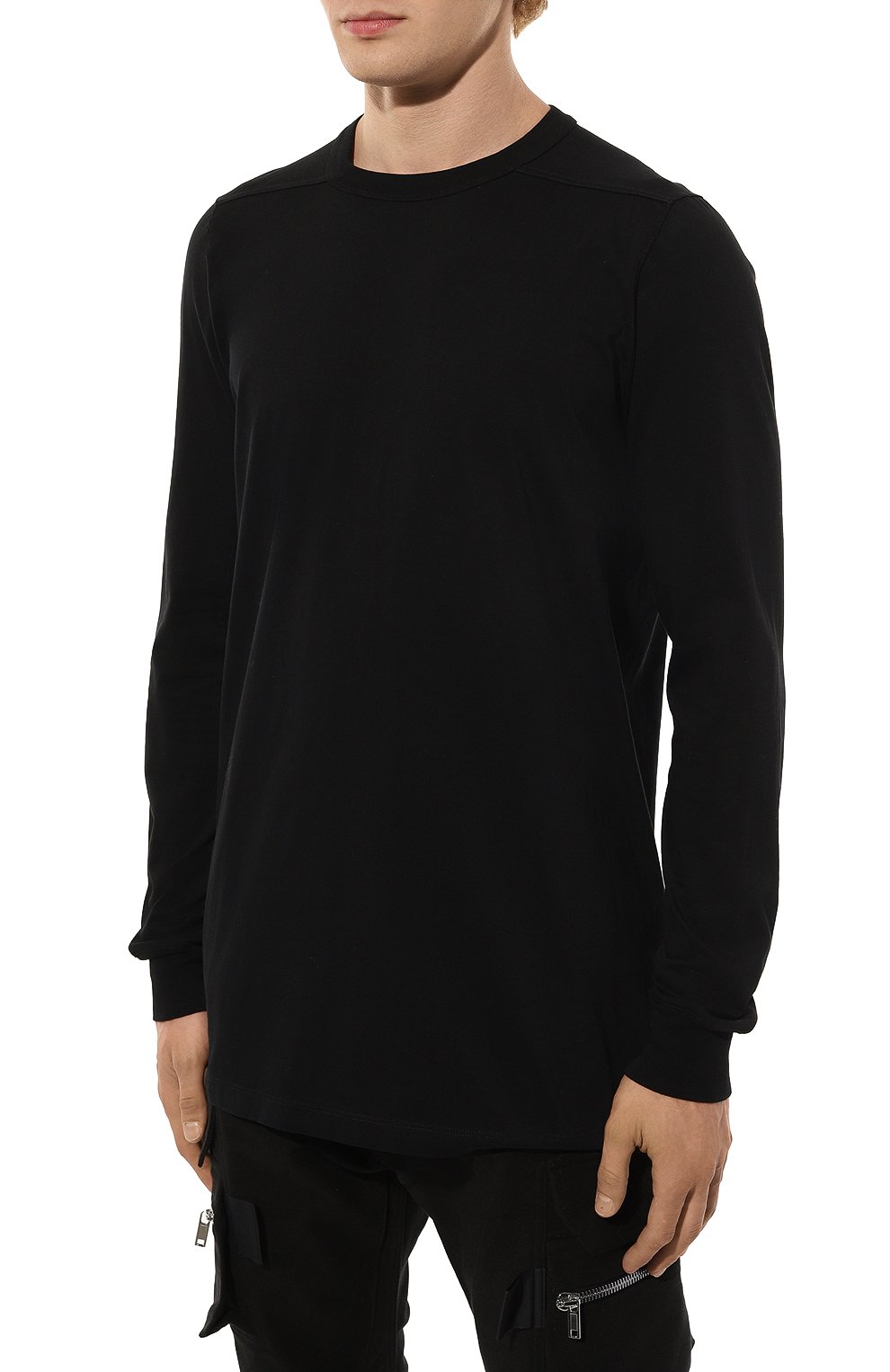 Хлопковый лонгслив RICK OWENS, арт. RU02C7266/JA, фото 3