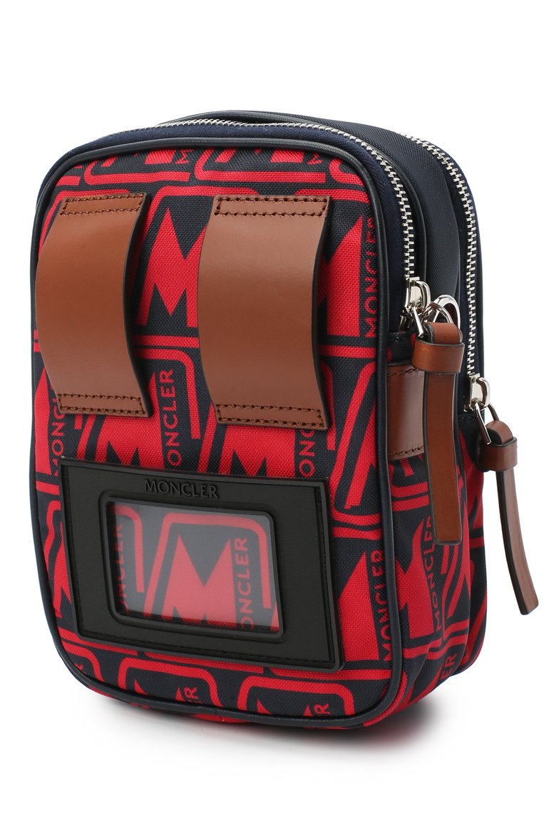 Мужская текстильная сумка detour MONCLER красного цвета, арт. F2-09A-5L700-00-02SL2 | Фото 3 (Материал: Текстиль; Ремень/цепочка: На ремешке; Размер: mini)