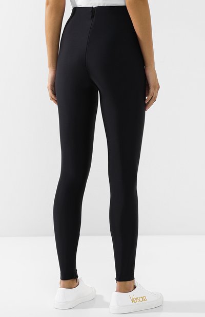 Однотонные легинсы на молнии VERSACE, арт. A80109/A101049, фото 4