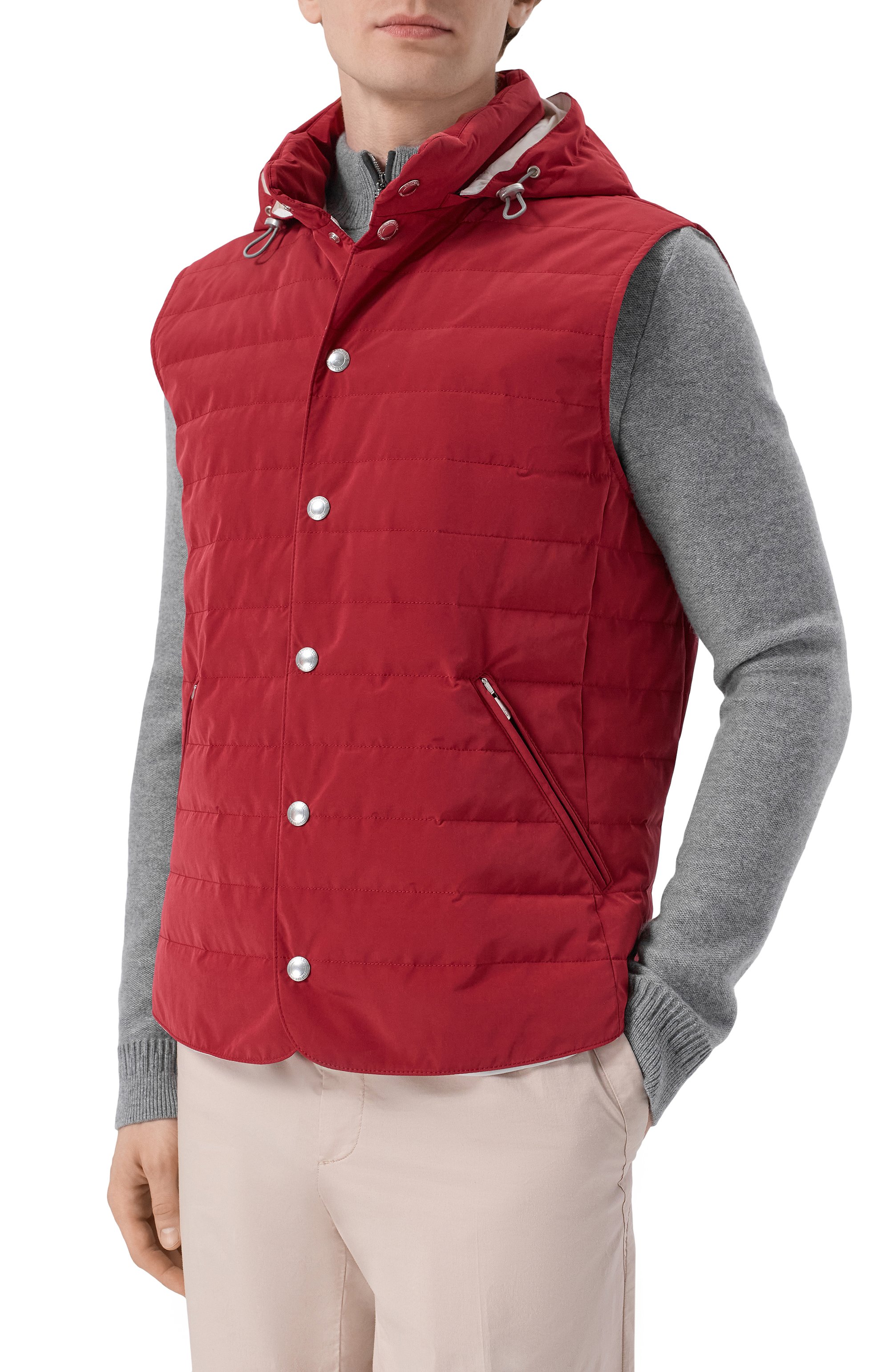 Утепленный жилет BRUNELLO CUCINELLI, арт. MM4791696, фото 3