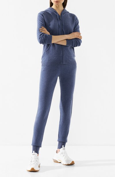 Кашемировые джоггеры NOT SHY синего цвета по цене 18500 руб., арт. 3501008C, фото 2 Кашемировые джоггеры NOT SHY, арт. 3501008C, фото 2