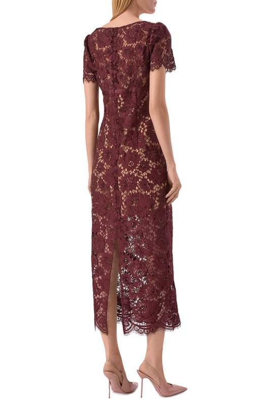 Платье self-portrait AW25096MBU Бордовый  AW25096MBU Фото 3