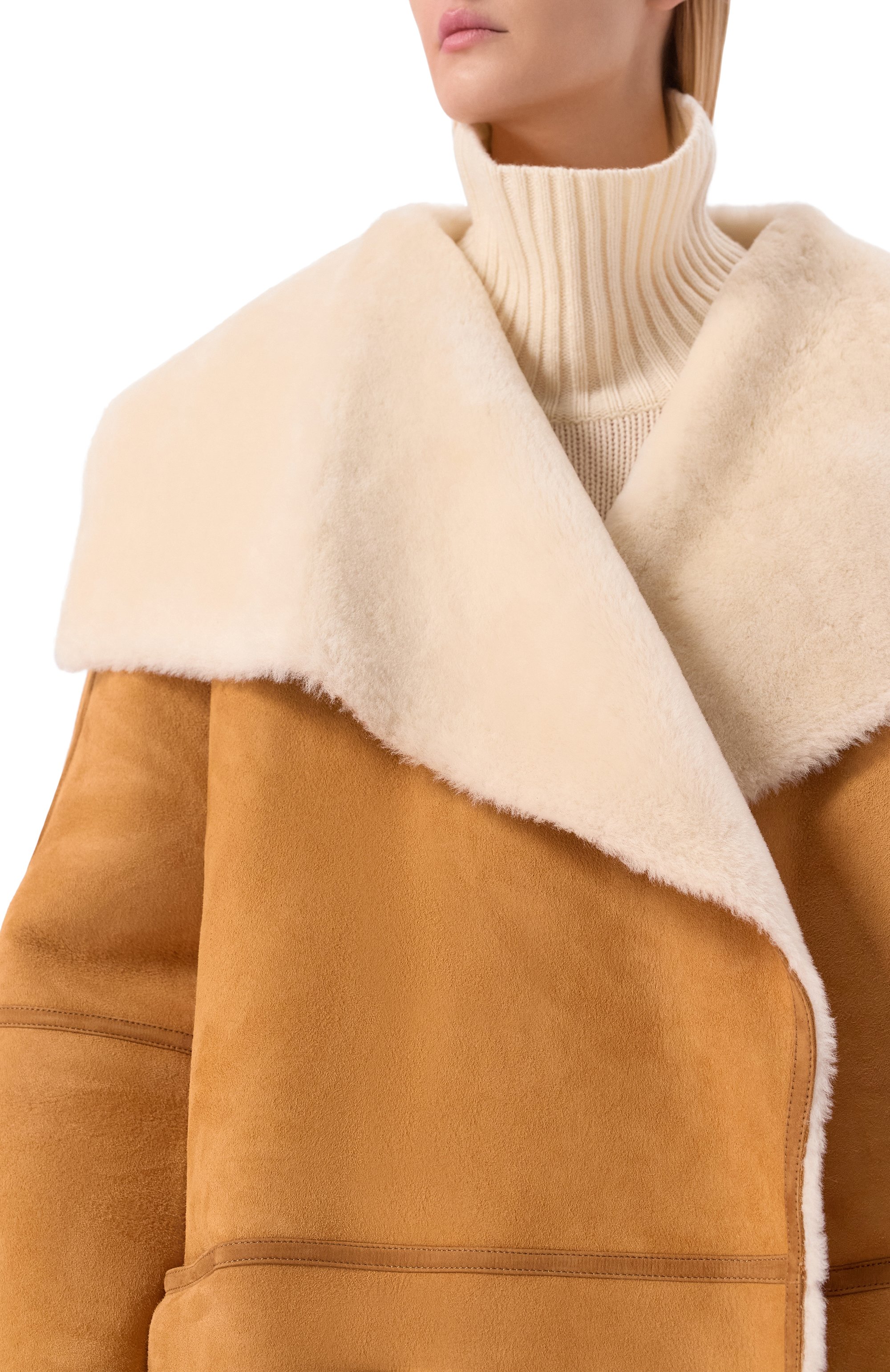 Дубленка из овчины TOTEME, арт. 254-WR00260-LE0169, фото 5