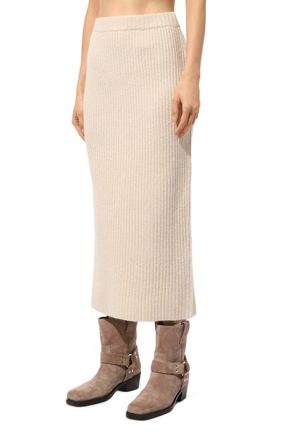 Юбка из шерсти и кашемира CO кремового цвета по цене 87850 руб., арт. 7015BMSW, фото 3 Юбка из шерсти и кашемира CO, арт. 7015BMSW, фото 3