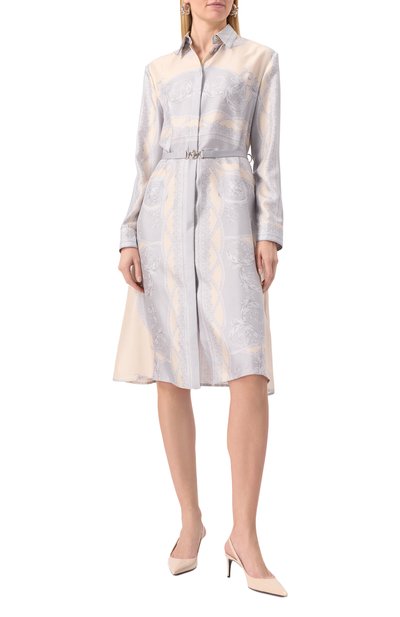 Шелковое платье VERSACE, арт. 1018622/1A13359, фото 3