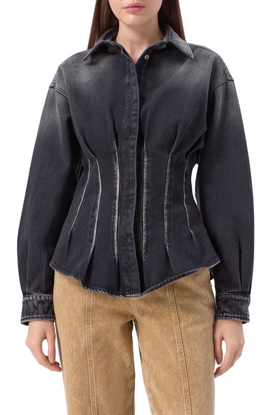 Джинсовая рубашка Moschino A0202/5422 Серый  A0202/5422 Фото 3