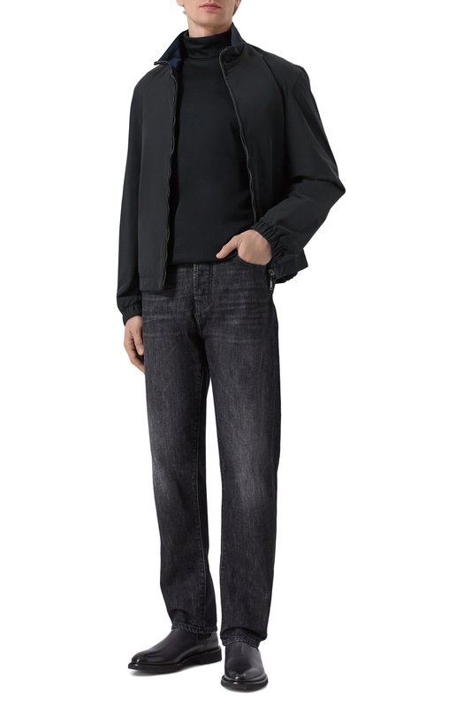 Хлопковая водолазка Van Laack VL-PELIN01-XX/180031 Чёрный  VL-PELIN01-XX/180031 Фото 2