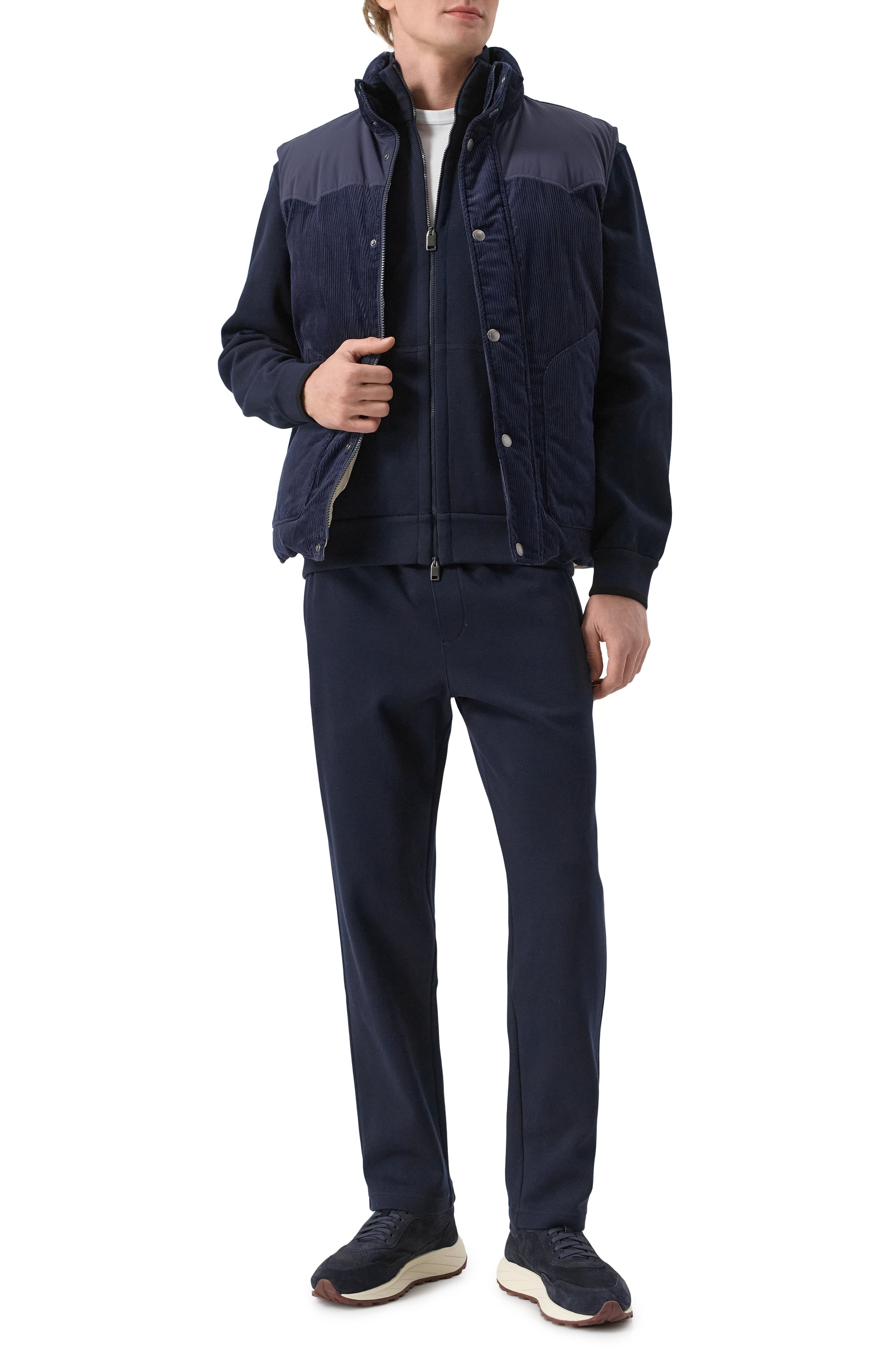 Пуховый жилет из вельвета BRUNELLO CUCINELLI, арт. MY4751777, фото 2