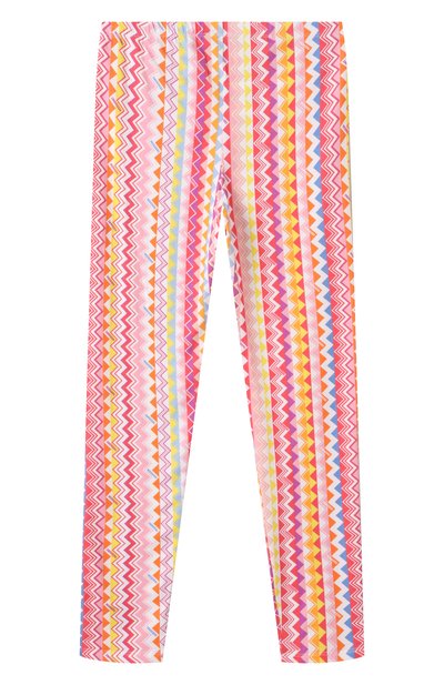 Хлопковые легинсы MISSONI разноцветного цвета по цене 12250 руб., арт. MW6A20/Z2852/12-16, фото 2 Хлопковые легинсы MISSONI, арт. MW6A20/Z2852/12-16, фото 2