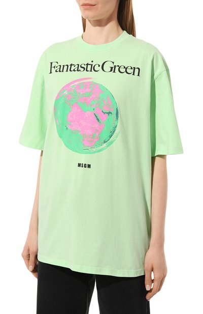 Хлопковая футболка MSGM, арт. 3446MM09 237298, фото 3