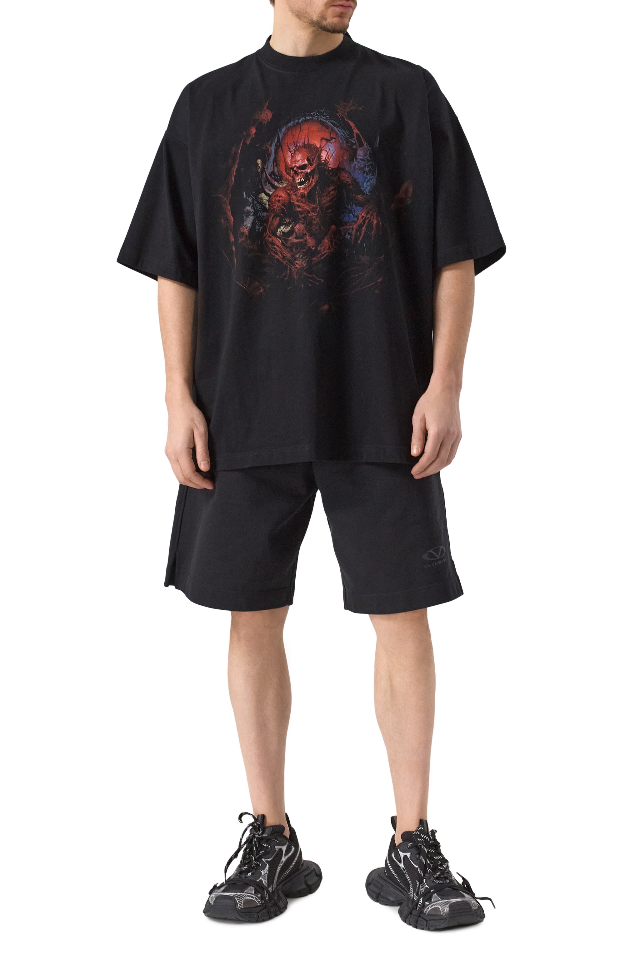 Хлопковая футболка VETEMENTS, арт. UA66TR640BR, фото 2