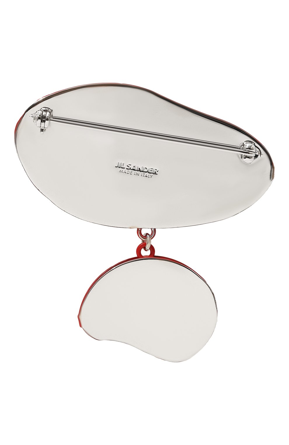 Брошь JIL SANDER красного цвета по цене 59950 руб., арт. J11VK0037 P4880, фото 3 Брошь JIL SANDER, арт. J11VK0037 P4880, фото 3