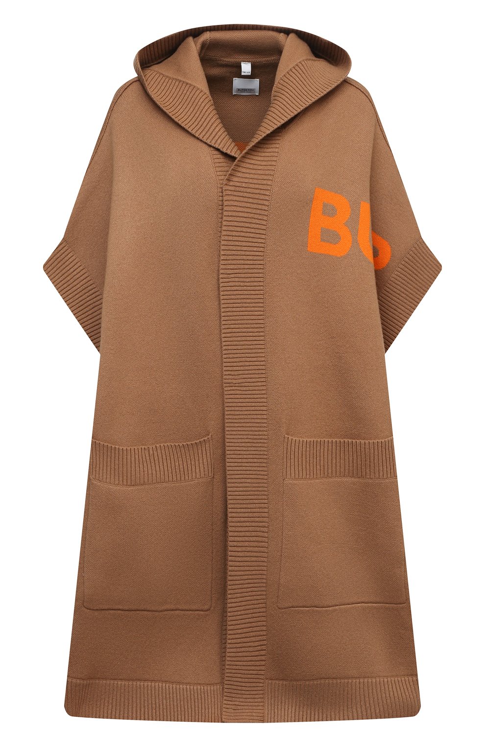 Пончо из кашемира и хлопка BURBERRY, арт. 8039029, фото 1