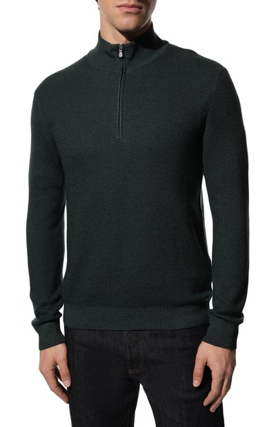 Шерстяной джемпер GRAN SASSO темно-зеленого цвета по цене 29500 руб., арт. 57164/22748, фото 3 Шерстяной джемпер GRAN SASSO, арт. 57164/22748, фото 3