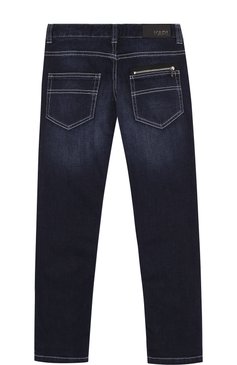 Джинсы с декоративными потертостями и поясом на кулиске KARL LAGERFELD KIDS, арт. Z24060/6A-12A, фото 2