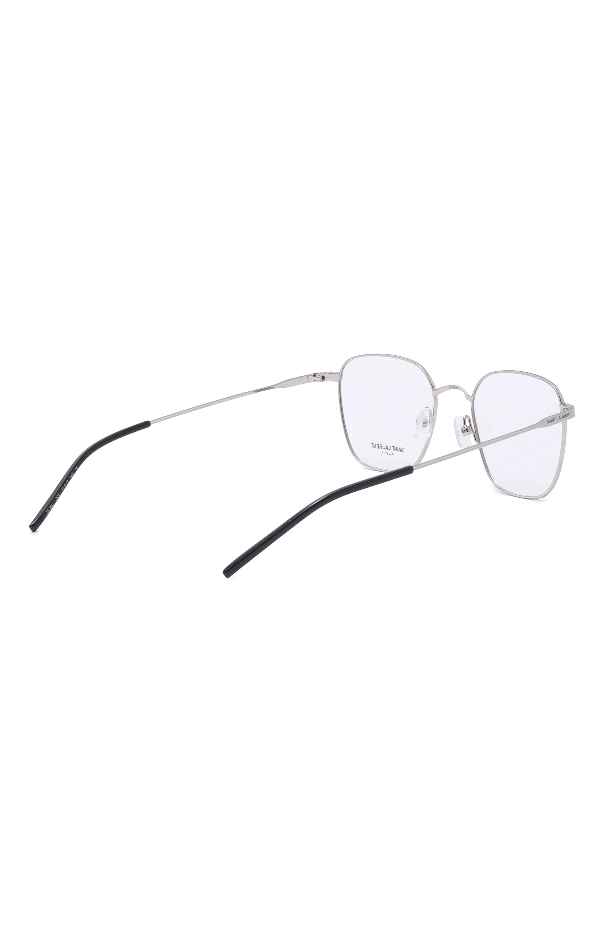 Оправа SAINT LAURENT серебряного цвета по цене 30700 руб., арт. SL 852 005, фото 5 Оправа SAINT LAURENT, арт. SL 852 005, фото 5