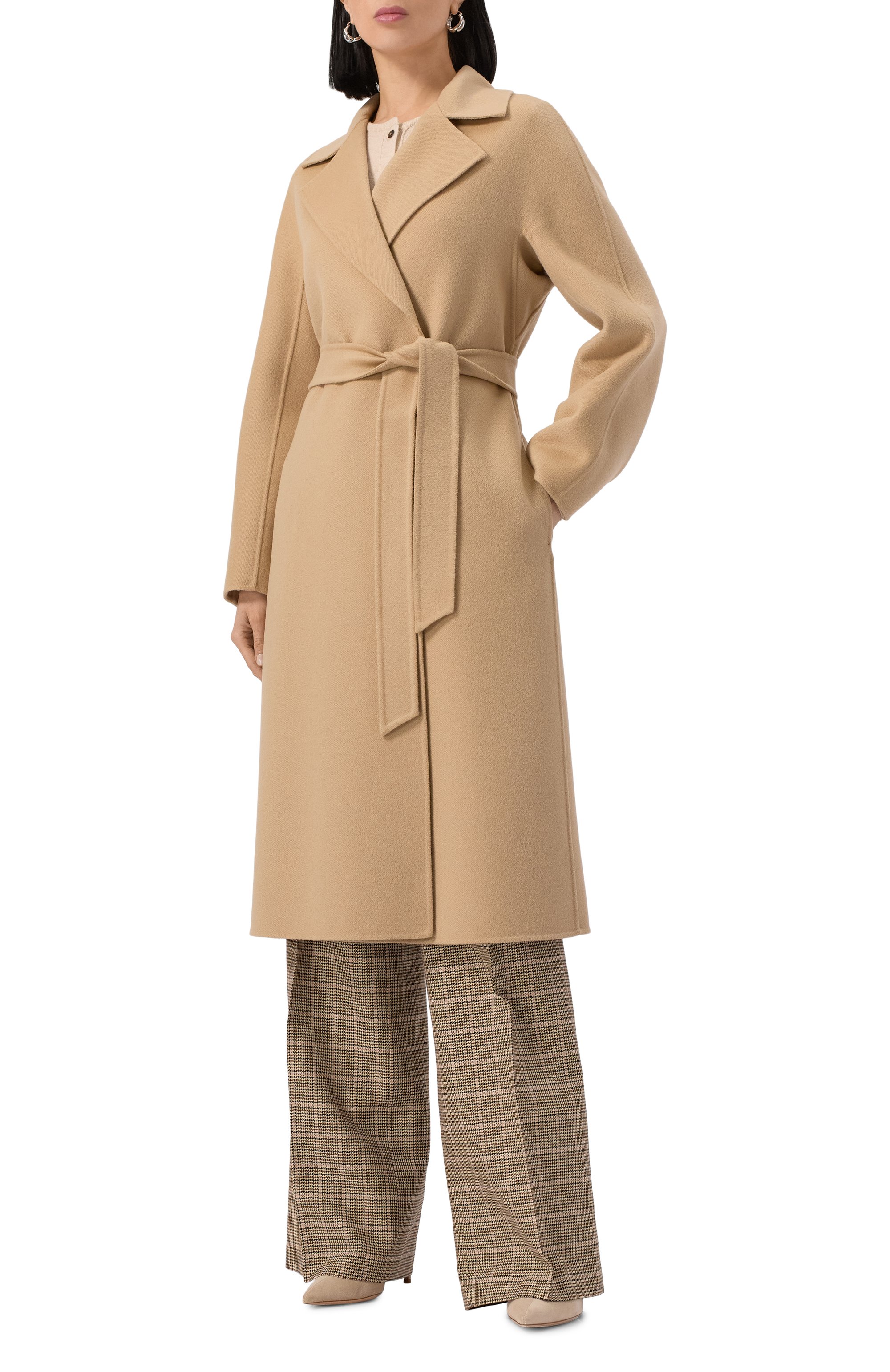 Шерстяное пальто MAX MARA STUDIO, арт. CLES, фото 3