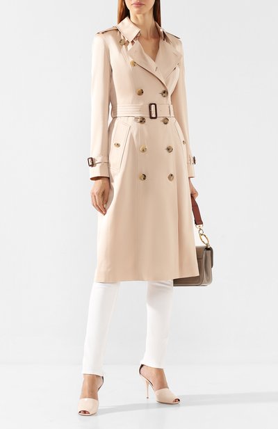 Шелковый тренч BURBERRY, арт. 8014312, фото 2