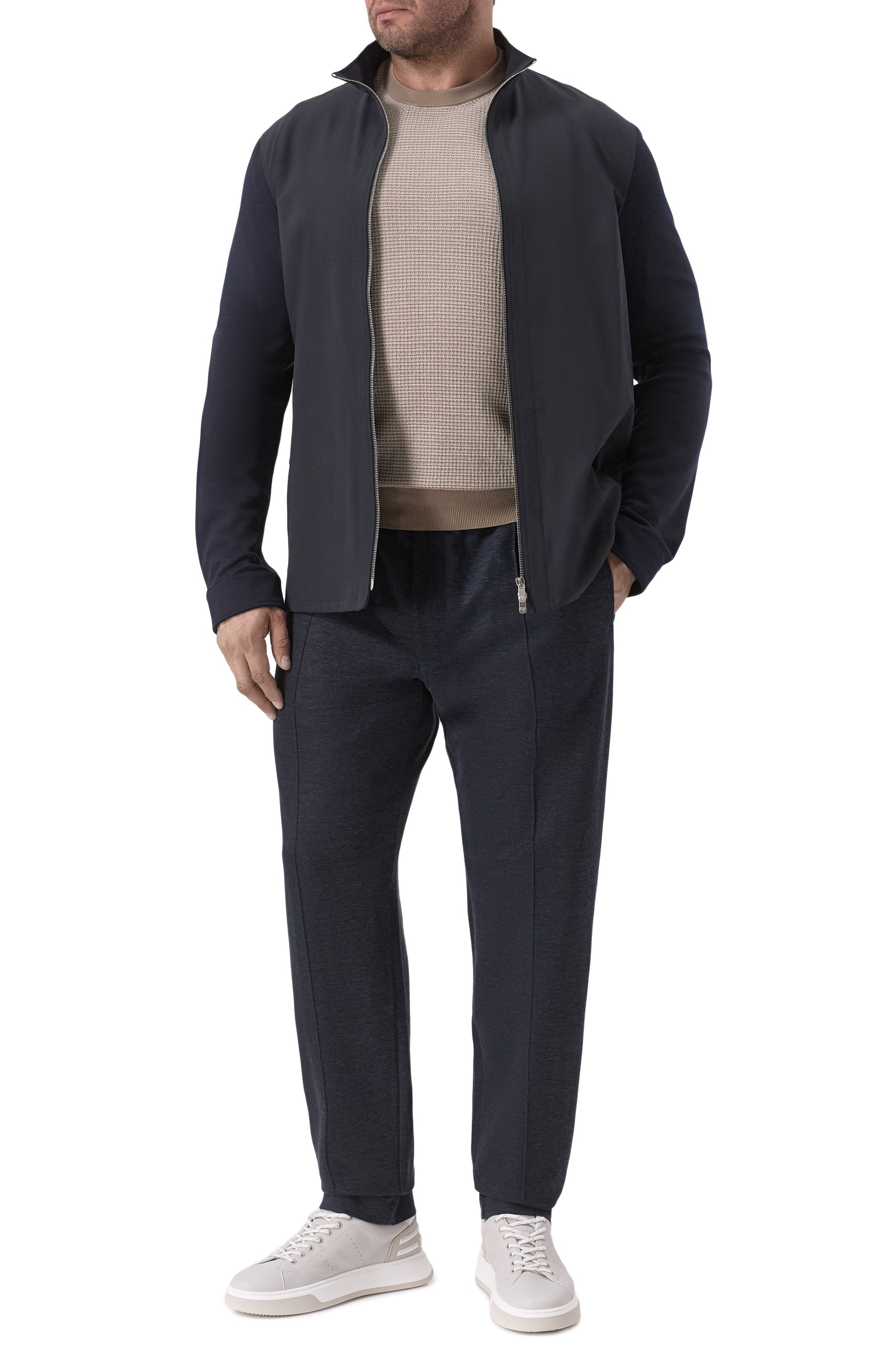 Брюки изо льна и хлопка CORTIGIANI, арт. 2AF612, фото 2