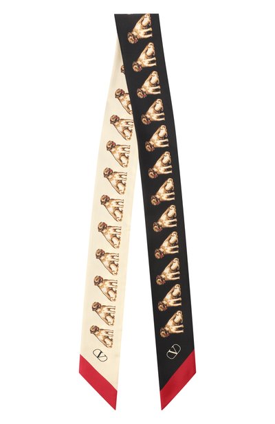 Шелковый шарф-твилли VALENTINO, арт. 7W2E6017/UQW, фото 4