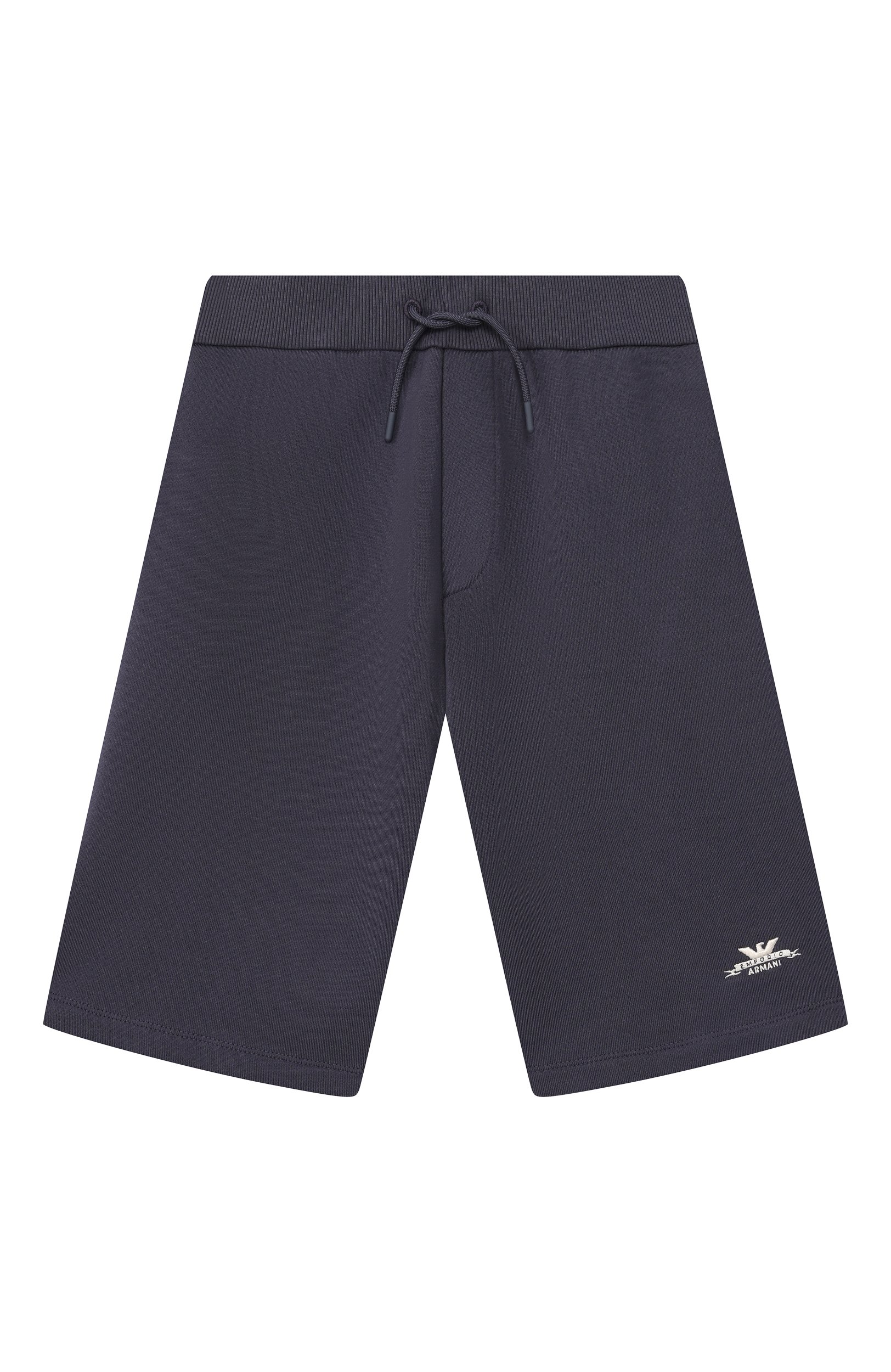 Хлопковые шорты EMPORIO ARMANI темно-синего цвета по цене 16050 руб., арт. EB001435/AF26020, фото 1 Хлопковые шорты EMPORIO ARMANI, арт. EB001435/AF26020, фото 1