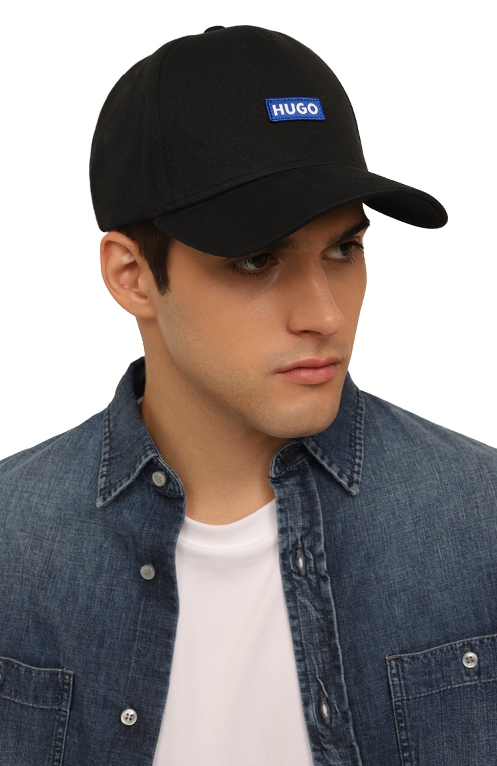 Хлопковая бейсболка HUGO BLUE, арт. 50522014, фото 2
