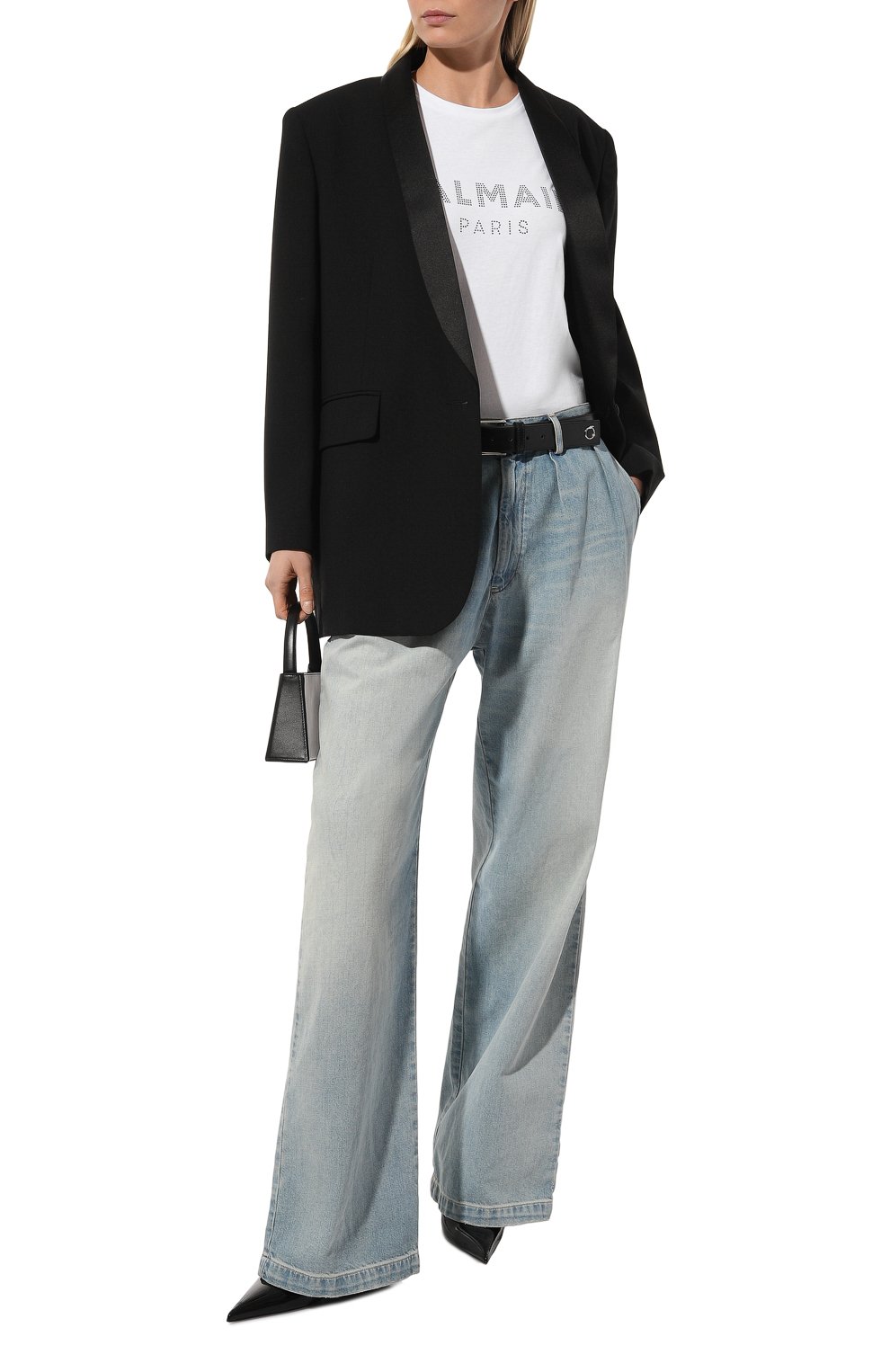 Хлопковая футболка BALMAIN, арт. VF11351B011, фото 2