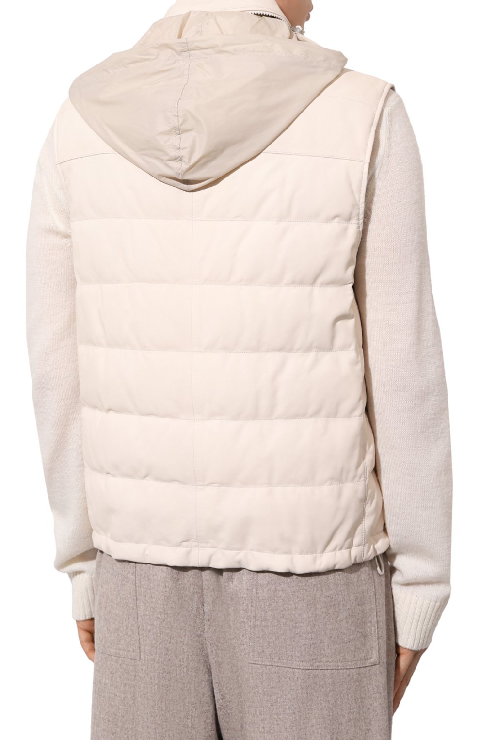 Кожаный жилет BRUNELLO CUCINELLI, арт. MPJER1924, фото 6