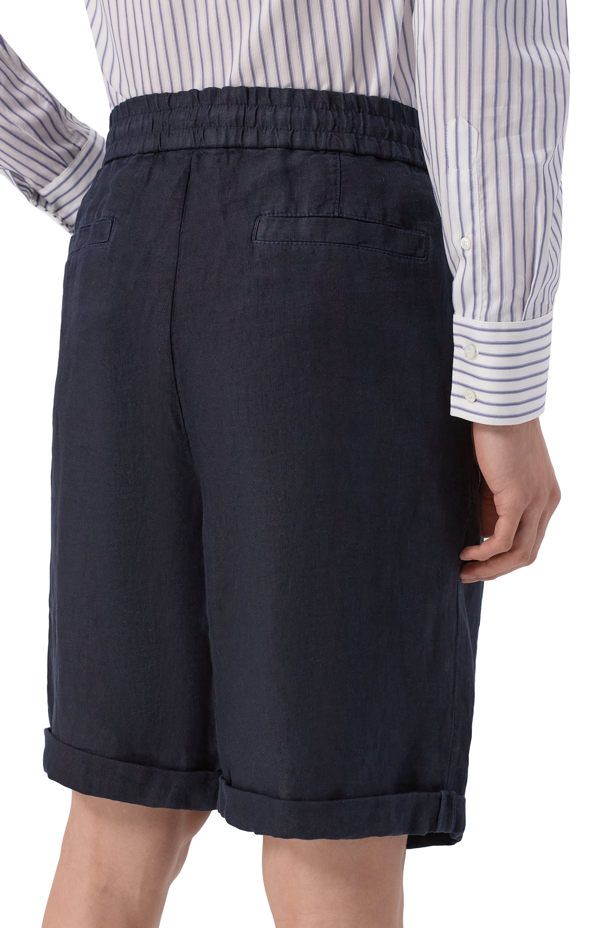 Льняные шорты BRUNELLO CUCINELLI, арт. M243DU0020, фото 4
