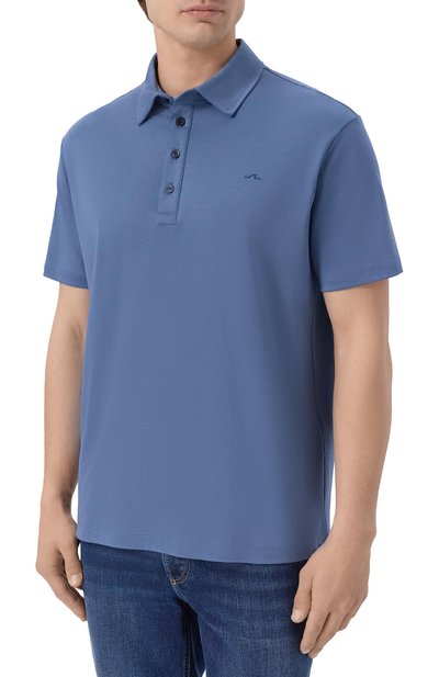 Хлопковое поло PAUL&SHARK голубого цвета по цене 45950 руб., арт. 15311732/3XL-6XL, фото 3 Хлопковое поло PAUL&SHARK, арт. 15311732/3XL-6XL, фото 3