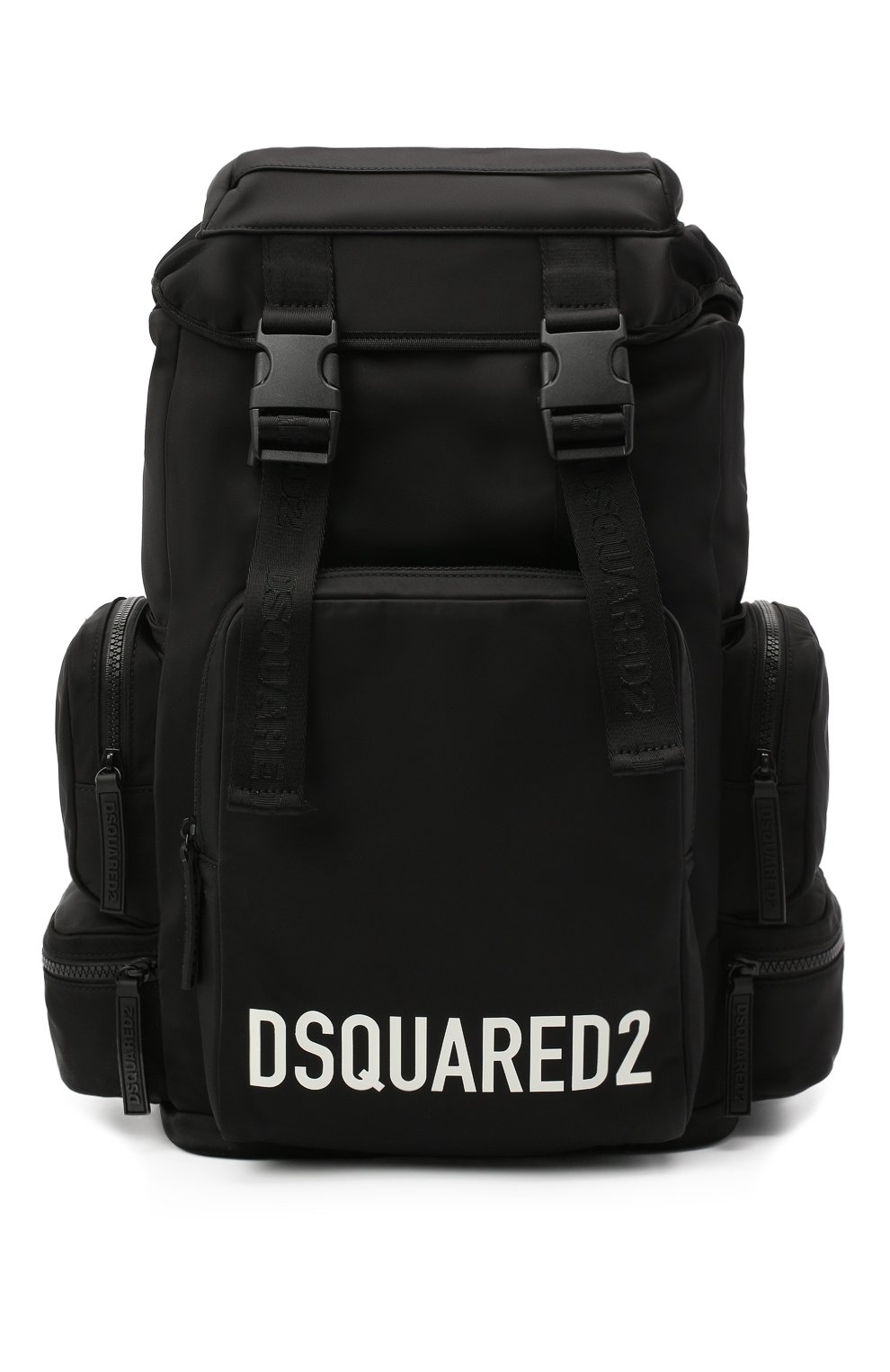 Текстильный рюкзак DSQUARED2 черного цвета по цене 81900 руб., арт. BPM0049 11702365, фото 1 Текстильный рюкзак DSQUARED2, арт. BPM0049 11702365, фото 1