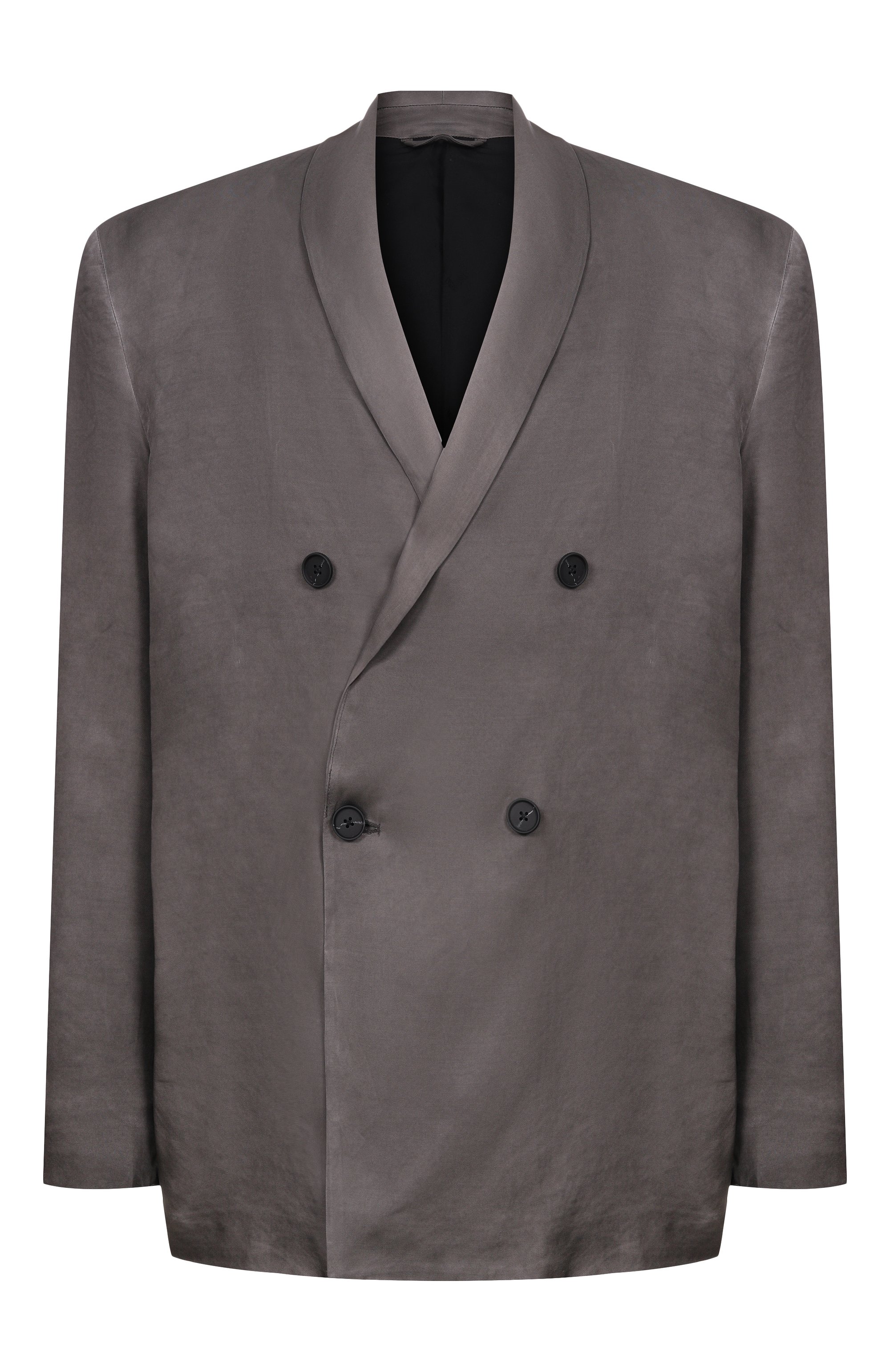 Пиджак из вискозы DIESEL темно-серого цвета по цене 55500 руб., арт. A20501/0ALBG, фото 1 Пиджак из вискозы DIESEL, арт. A20501/0ALBG, фото 1