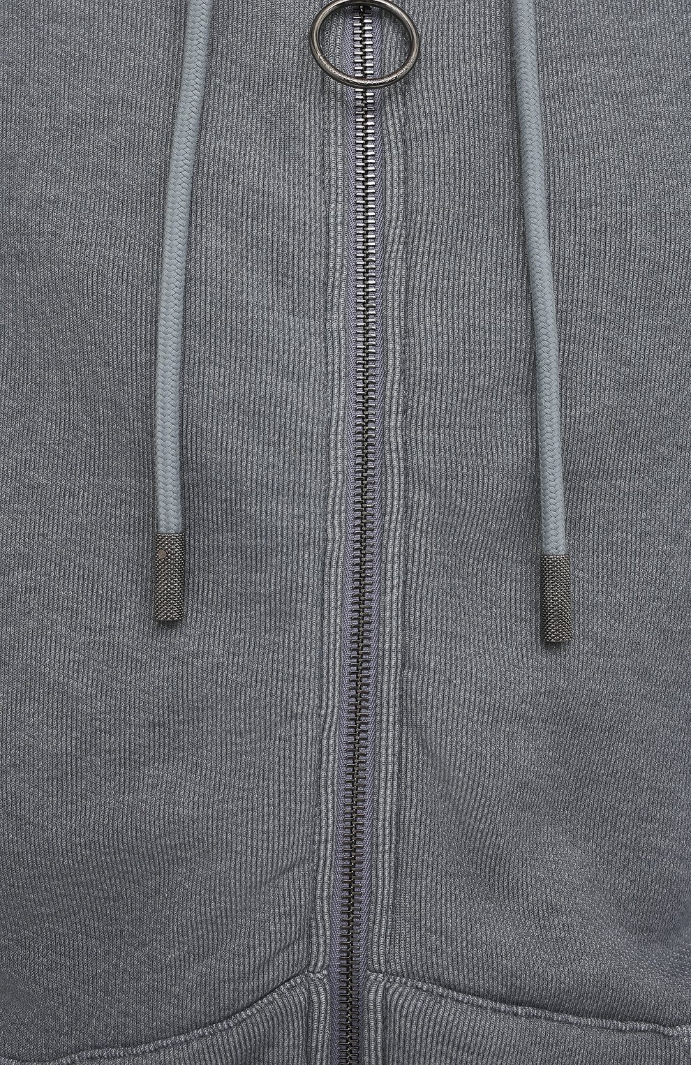 Хлопковая толстовка OFF-WHITE серого цвета по цене 69950 руб., арт. 0WBE005E20JER0010808, фото 5 Хлопковая толстовка OFF-WHITE, арт. 0WBE005E20JER0010808, фото 5