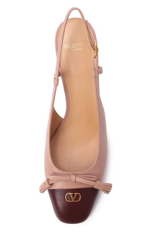 Кожаные туфли Valet Du Roi 60 Valentino 8W2S0MH9/DDT Бежевый  8W2S0MH9/DDT Фото 6