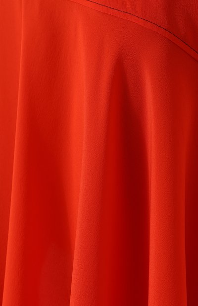 Однотонная шелковая юбка-миди асимметричного кроя  SONIA RYKIEL, арт. 19405216-47, фото 5