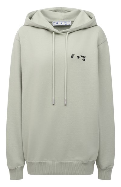 Женский хлопковое худи OFF-WHITE, арт. 0WBB035F21JER005
