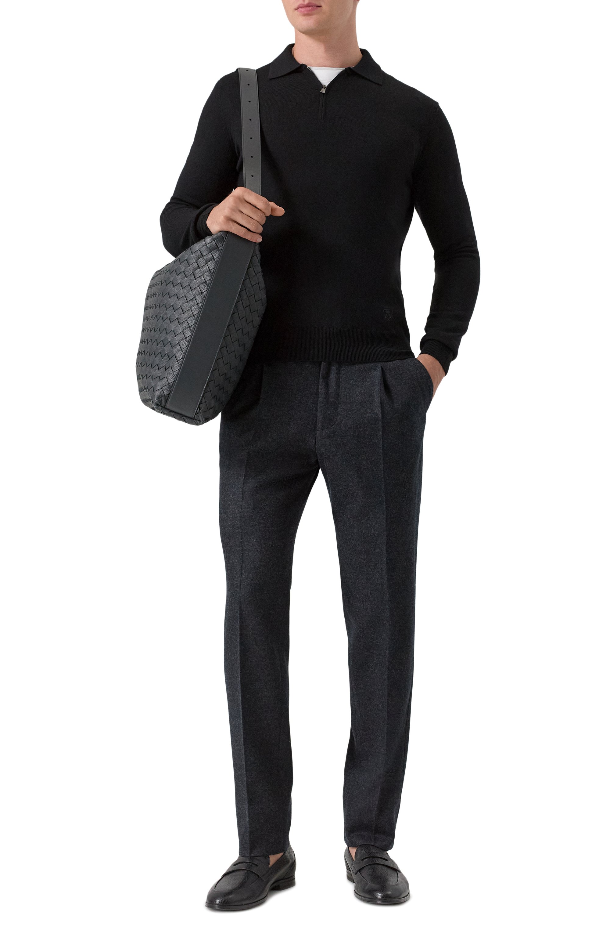 Шерстяные брюки CORNELIANI, арт. 264L19-2618801, фото 2