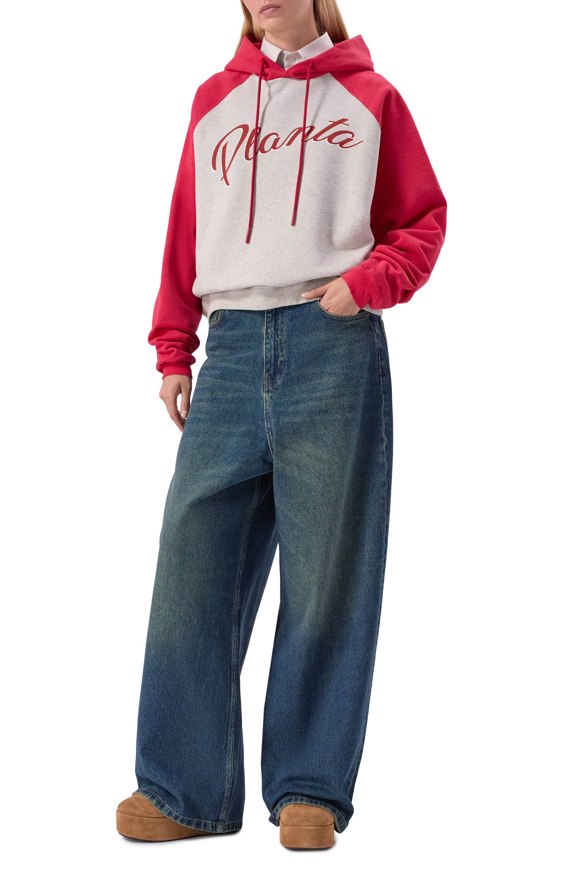 Хлопковое худи PLANTA ROSA, арт. PR/H/REDCLASSIC/470, фото 5