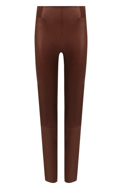 Женские кожаные легинсы BRUNELLO CUCINELLI, арт. M0PULP7119