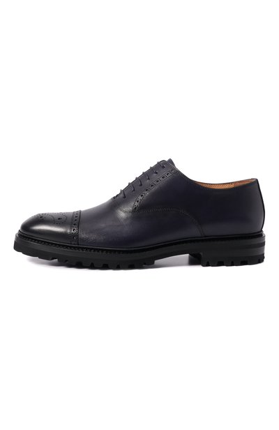Кожаные оксфорды KITON, арт. USSA526N00100, фото 3