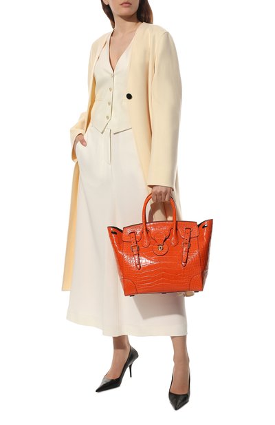 Сумка ricky 33 из кожи аллигатора RALPH LAUREN, арт. 435867089/AMIS, фото 3