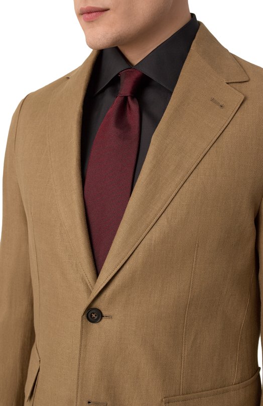 Льняной пиджак Corneliani 25X591-2514108 Бежевый  25X591-2514108 Фото 7