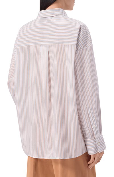 Рубашка из хлопка и шелка 12 STOREEZ, арт. 137133, фото 4