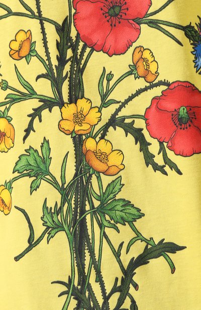 Хлопковая футболка GUCCI, арт. 492347/XJALD, фото 5